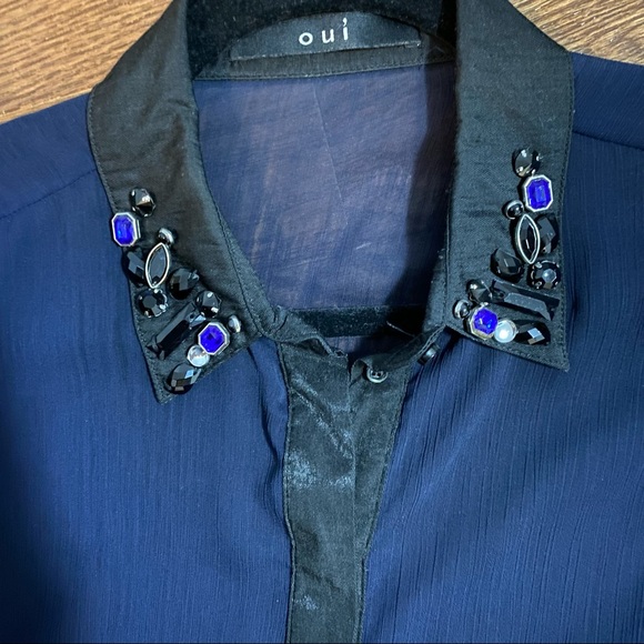 Oui sheer shirt - Picture 3 of 5